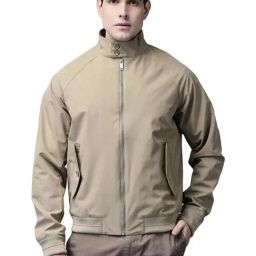 Woodland Dark Beige Regular Fit Jacket-45