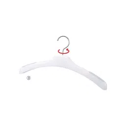 AS ONE Hanger for Foam Shirt and Jacket White Polystyrene W42x2 cm, 61-195-7-6 (Pack of 100 Piece)-image-62