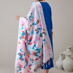 InWeave Women Regular Kurta with Palazzos & With Dupatta image 3