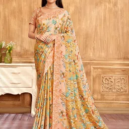 Panzora Floral Printed Designer Saree-31