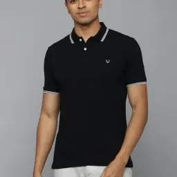 Allen Solly Black Regular Fit Cotton Polo T-Shirt-image-51