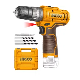 Ingco 0.8-10 mm Chuck Size 12 V 0-1500 RPM Cordless Impact Drill, CIDLI12202-13