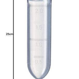 IS IndoSurgicals Polypropylene Microcentrifuge Round Bottom Tube (2 ml, Clear) - Pack of 500 Pcs image 4