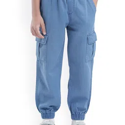 RARE ONES Boys Regular Fit Mid-RiseJoggers Trousers-image-45