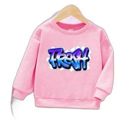 Joggers Park Kids-Unisex Pink Cotton Sweatshirts-image-90