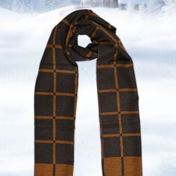LOOM LEGACY Men Checked Woollen Muffler-picture-47