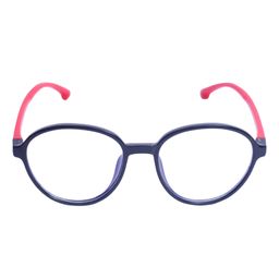 Spiky Silica Gel Oval Blue Block Frame - Black-image-3