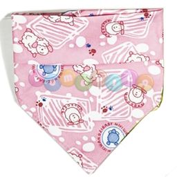 DOMENICO 100% Cotton Double Layer Bandana Drool Bib (Colour & Print May Vary)-image-22