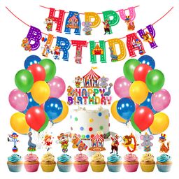 Zyozi Circus Themed Party Decoration Set Multicolor - Pack of 37-image-96