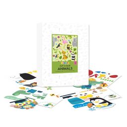 Doxbox Cut n Glue Activity Animals Multicolor Pack of 8 Animals Cutouts-3