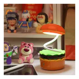 Elecart Burger Delight Folding LED Night Lamp for Kids, Rechargeable Study Desk Lamp with Sharpener-picture-16