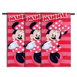 disney by kuber Kuber Industries Disney Minnie Kids Bath TowelSoft Cotton Towel For KidsSides Stitched Baby Towel400 GSM Toddler Bath Towel24x48 InchPack of 3,Pink,-picture-35