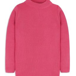 RVK Full Sleeves Solid Stretchable Skivvy Pullover Sweater - Hot Pink-picture-27