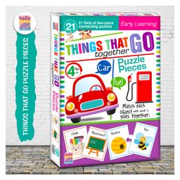 Hellofriend Books Things That Go Together Puzzle - 21 Pieces-17