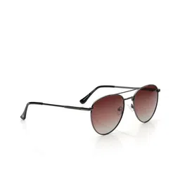 Fastrack Unisex Gunmetal-Toned Aviator Sunglass with Polarised Lens - M277BR8PV-image-72