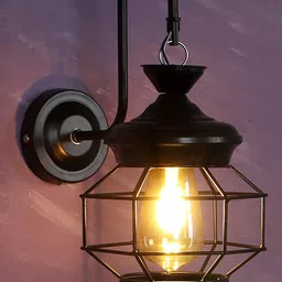 Deco Home Unisex Black Wall Lamps-picture-12