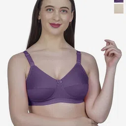 SHYAM SONS FLAIR Pack of 2 Solid Bra Full Coverage-9