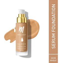 MyGlamm Super Serum Foundation 302W Wheat - 33 gm-19