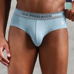 U.S. Polo Assn. Pack Of 3 Printed Low Rise Basic Briefs OEB16-NWB-P3-picture-31