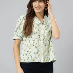 Latin Quarters Pista Green Printed Shirt-picture-17