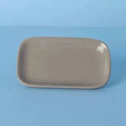 Freedom Tree Saturn Sand Solid Handcrafted Ceramic Rectangle Palette - Set Of 2-7