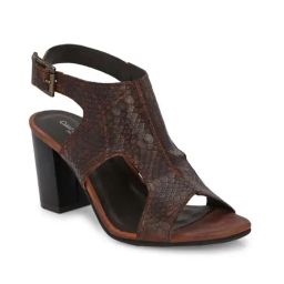 Carlo Romano Women's Brown Ankle Strap Sandals-image-45