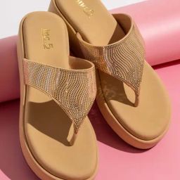 Inc.5 Women's Beige Thong Wedges-image-78