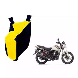 Auto Pearl Waterproof Two Wheeler Cover For Suzuki Sling Shot Plus (Yellow & Blue)-image-98