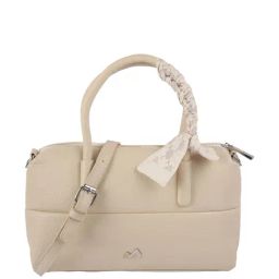 Metro Off White Solid Medium Handbag-31