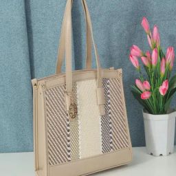 Metro Beige Medium Satchel-image-81
