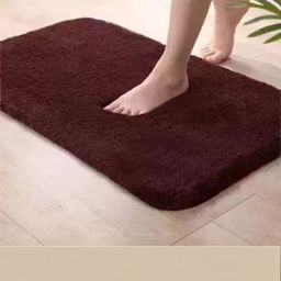 IVAZA Brown Microfibre 1400 GSM Bath Rugs-picture-10