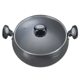 Prestige Black Hard Anodized Aluminium 200 mm Sauce Pan with Lid (3300 ml) - Set of 1-14