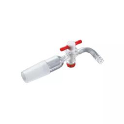 AS ONE Exhaust Pipe Bent Pipe PTFE Cock Borosilicate glass-1, VCF1938-picture-5