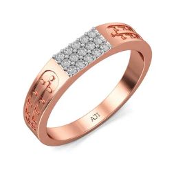 Joyalukkas 18k Rose Gold & Diamond Ring for Men-image-68