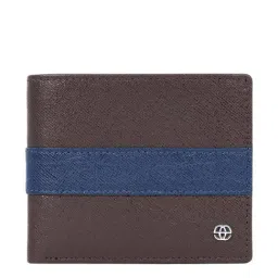 Eske Brown Solid Bi-Fold Wallet for Men-13