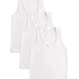 Bodycare Kids White Cotton Printed Vests (Pack of 3)-image-69