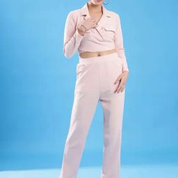 SELVIA Light Pink Maxi Co-Ord Set-picture-22