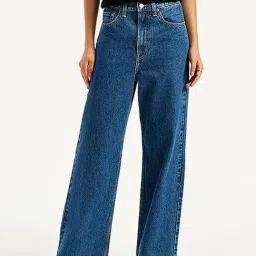 Levi's Blue High Rise Relaxed Fit Jeans-picture-44