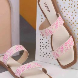 Metro Women's Pink Casual Sandals-image-92