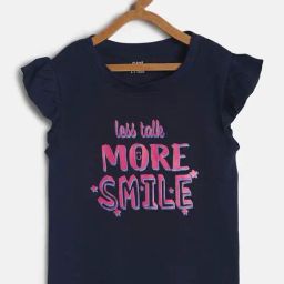 MINIKLUB Kids Navy Printed Top-image-75