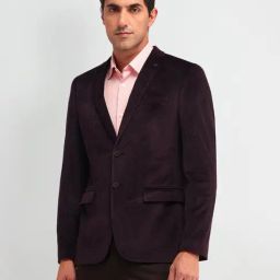 Arrow Red Polyester Slim Fit Jacket-image-72