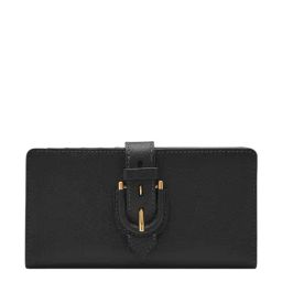 Fossil Black Solid Bi-Fold Wallet-picture-1
