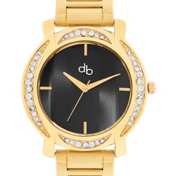 DressBerry Women Brass Embellished Dial & Straps Analogue Watch DB-SS24-19D-20