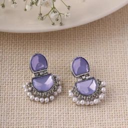 Priyaasi Crystal Dangler Earrings-image-96