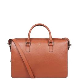 Hidesign Enzo 02 Tan Solid Medium Messenger Bag-image-28
