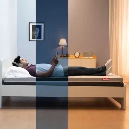Duroflex Live-in Adapt Grey Foam New Gen Smart Design Flippable Adjustable Single Mattress image 3