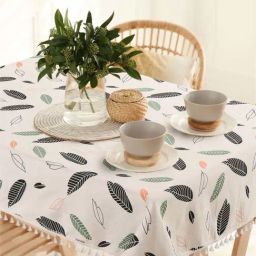 Urban Space Multicolor Cotton 200 GSM 6 Seater Dining Table Cover-image-4