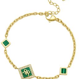Cerruti 1881 Women Green Diamante Bracelet-25