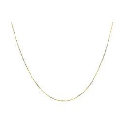 Candere by Kalyan Jewellers BIS Hallmark 18k (750) Pure Yellow Gold Lightweight Chain for Women-image-2