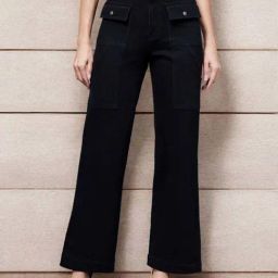 Miss Chase Black Flared High Rise Clean Look Regular Stretchable Denim Jeans-image-38